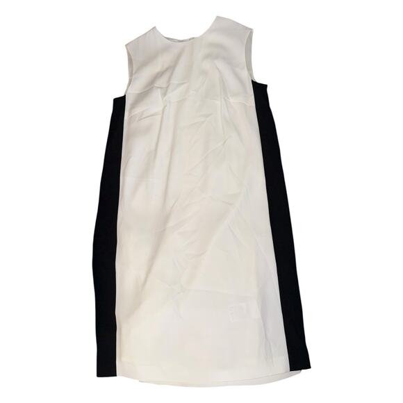 Escada White And Black Stripe Shift Dress Size 38 US 8 - Picture 7 of 13